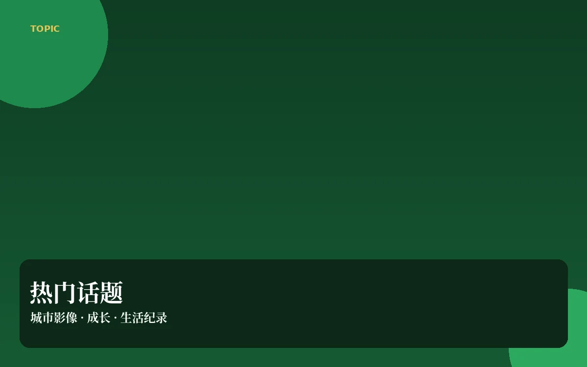 网络焦点栏目视觉图